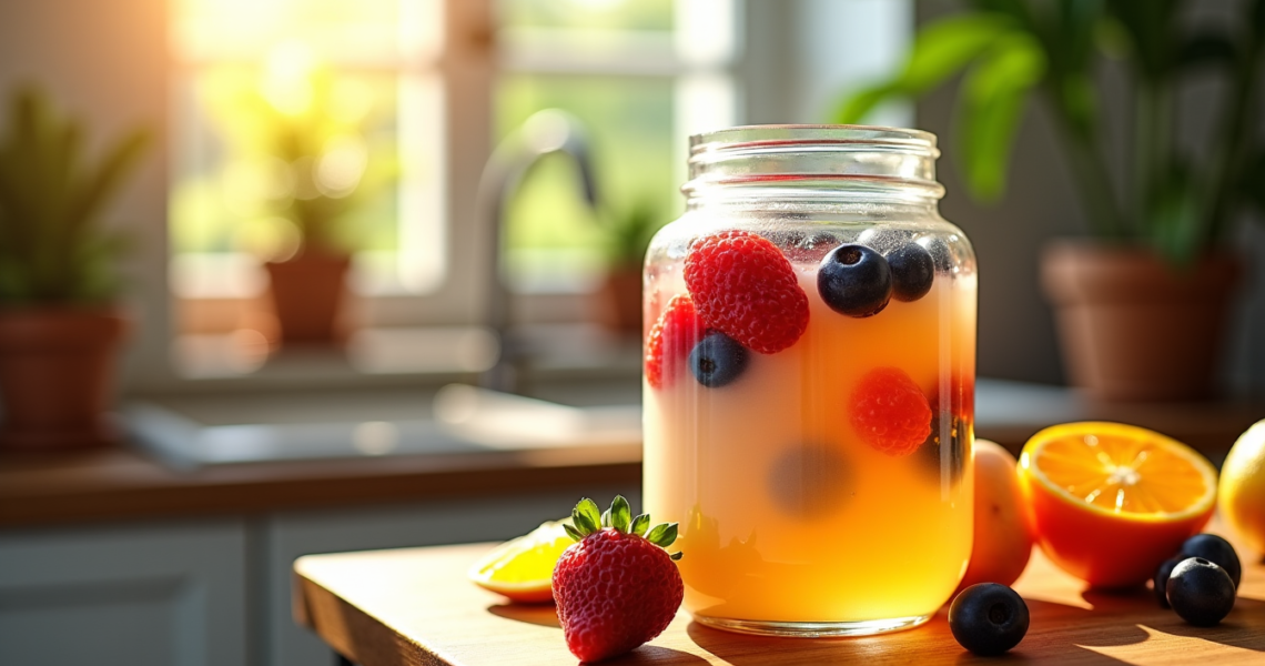 Kéfir de fruits : La recette inratable pour les débutants