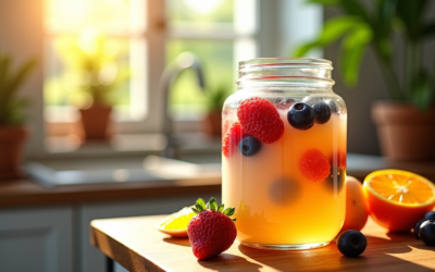 Kéfir de fruits : La recette inratable pour les débutants