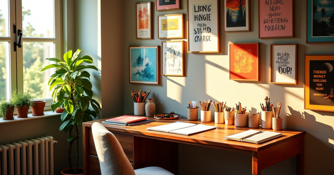 Créer un espace créatif chez soi : astuces pratiques