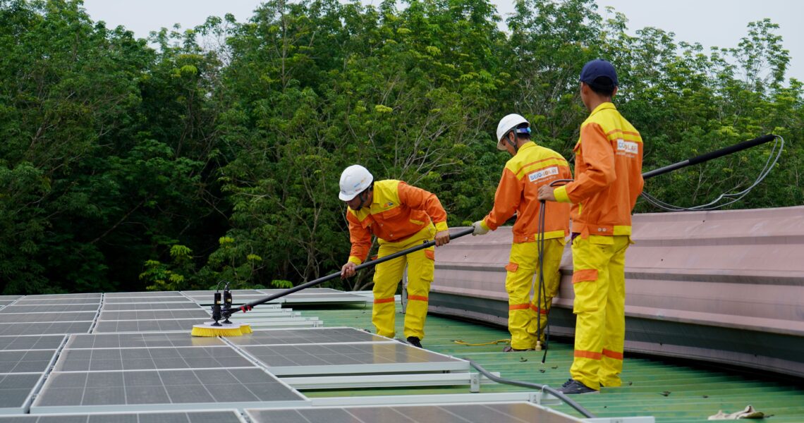 nettoyage panneaux solaire la réole