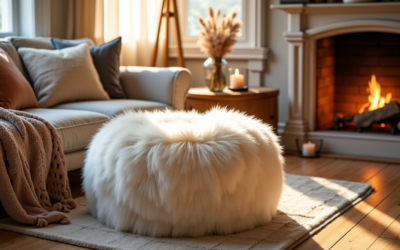 Comment adopter le tabouret en fourrure pour une ambiance ultra cocooning chez soi